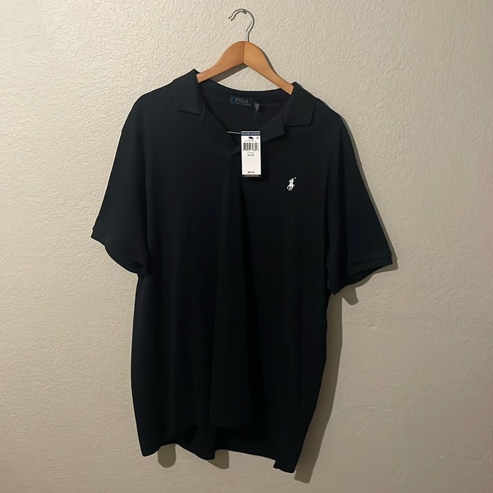 Polo shirt by Ralph Lauren black XL